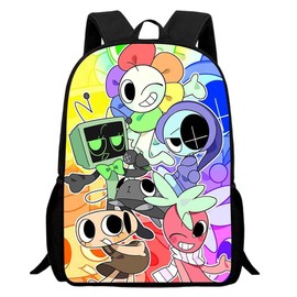Anime Backpack for School Kids, Cute Cartoon Printed Themed Bookbag, High Capacity Children's Rucksack, Lightweight School Backpack for Boys & Girls Ages 6-14 Years（40 x 30 x 13cm）, Gift for Kids