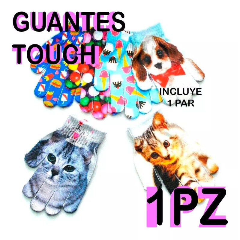 Veraly Guantes Infantiles Animales Figuras 3d Invierno Calientes Fu