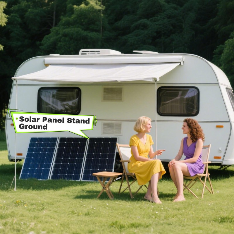 2 Sets (4 Pack) 45inch Adjustable Solar Panel Tilt Mount