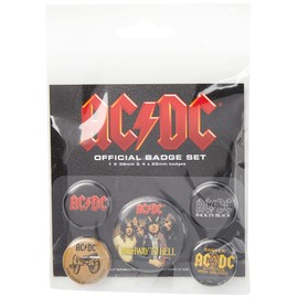 AC/DC BP80494 Abzeichen, Mehrfarbig, 10 x 12.5 cm