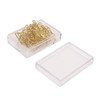 100Pcs Cute Planner Clips Innovative Design Anti Rust Electroplating Process