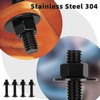 OUSCHR 5/16-18 x 2" Carriage Bolt Kit, Stainless Steel 304