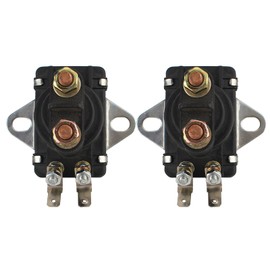 Carbhub NEW 12V Solenoid for Mercury Mariner Outboard Motors 89-818864T 89-846070 89-94318 89-96158 89-96158T 89818864T 89846070 8994318 8996158 8996158T 2 Packs