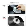 Vinyl Record Label Protector Acrylic Glass Protected