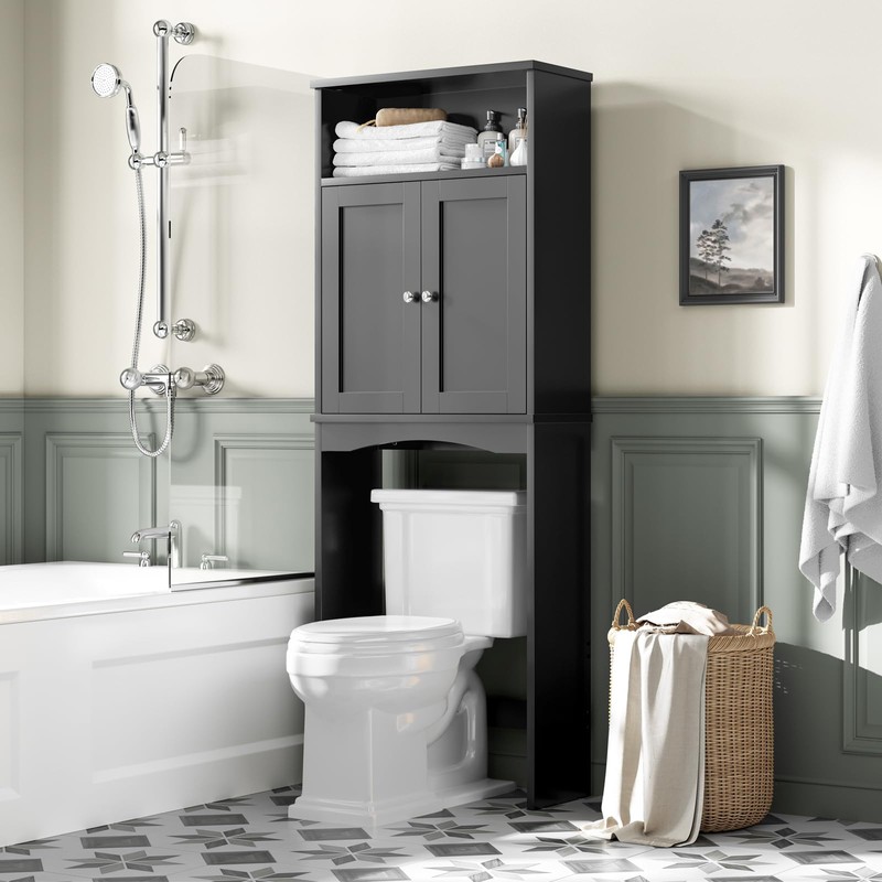 MXARLTR Over The Toilet Storage Cabinet, Over The Toilet Storage