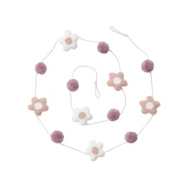 VERTBAUDET Nursery Garland with Flowers Pink Printed