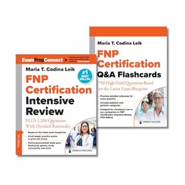 FNP Certification Intensive Review, Fifth Edition, and Q&A Flashcards Set