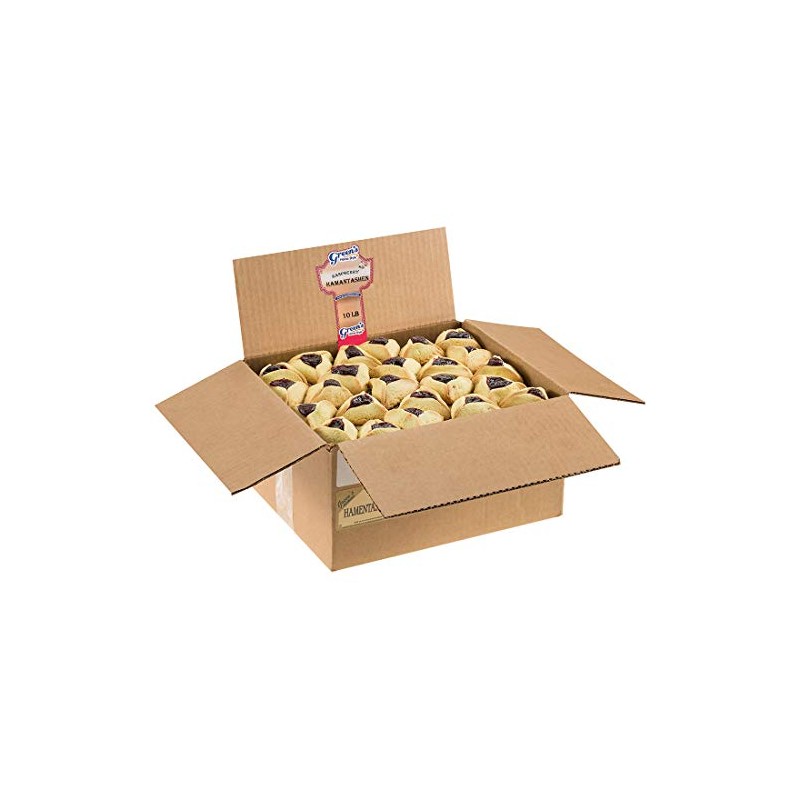 Green's Bakery Bulk Raspberry Hamantashen Cookie, Buttery, Fresh and Delicious,