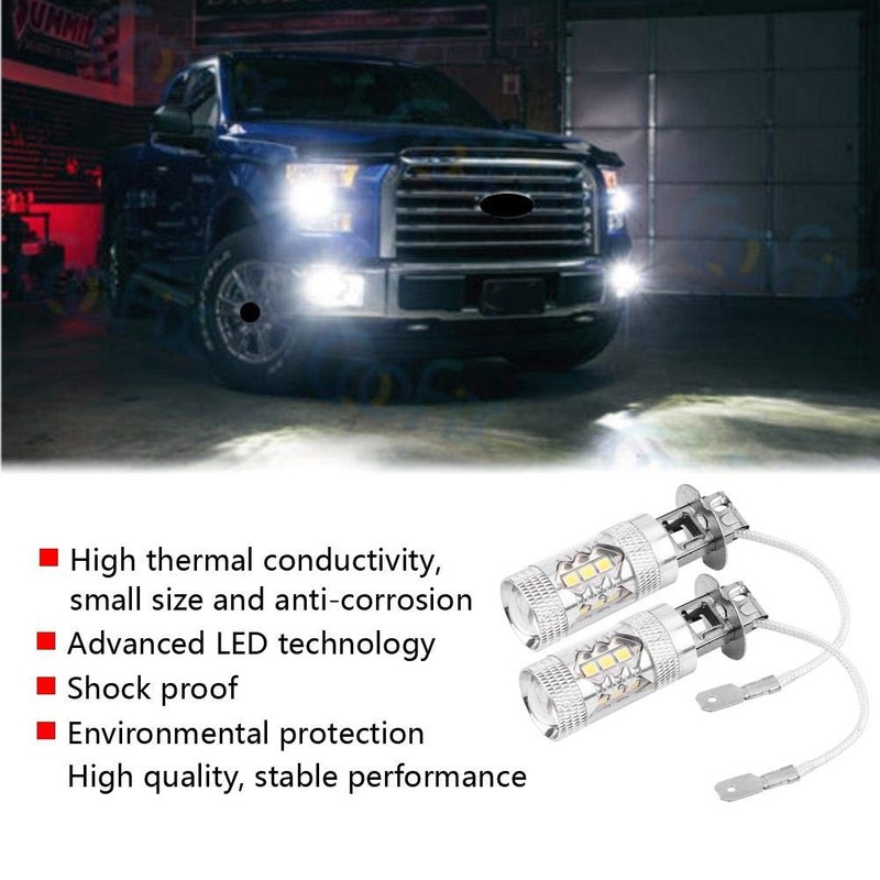 H1 H3 LED Fog Light Bulbs, 24V H3 LED Bulb,