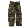 Kids Camouflage Pants Woodland Camo Vintage Paratrooper Fatigues (SML)