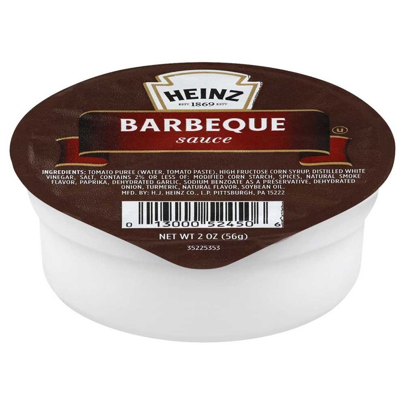 Heinz Barbecue Dipping Cup,2 Ounce - 60 Case