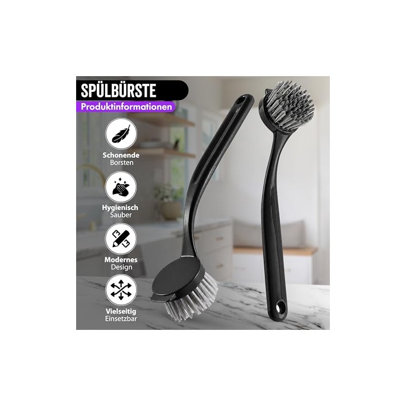 Washing Up Brush, Kitchen Brush, Cleaning Brush, Dish Brush, Washing