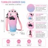 40 oz Tumbler Carrier for Hands-Free Travel – Neoprene Crossbody