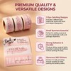 3 Rolls Pink Thank You Stickers Small Business, of 360