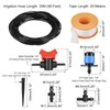 MECCANIXITY Drip Irrigation Kit Irrigation Switch Valve 1/4" Drip Irrigation