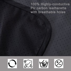 RIQINXIN Grounding Mat for Bed Set with EU Grounding Cable Breathable Grounding Bed Sheet Grounding Mat with Elastic Straps Antistatic Mat for Better Sleep 140 x 180 cm