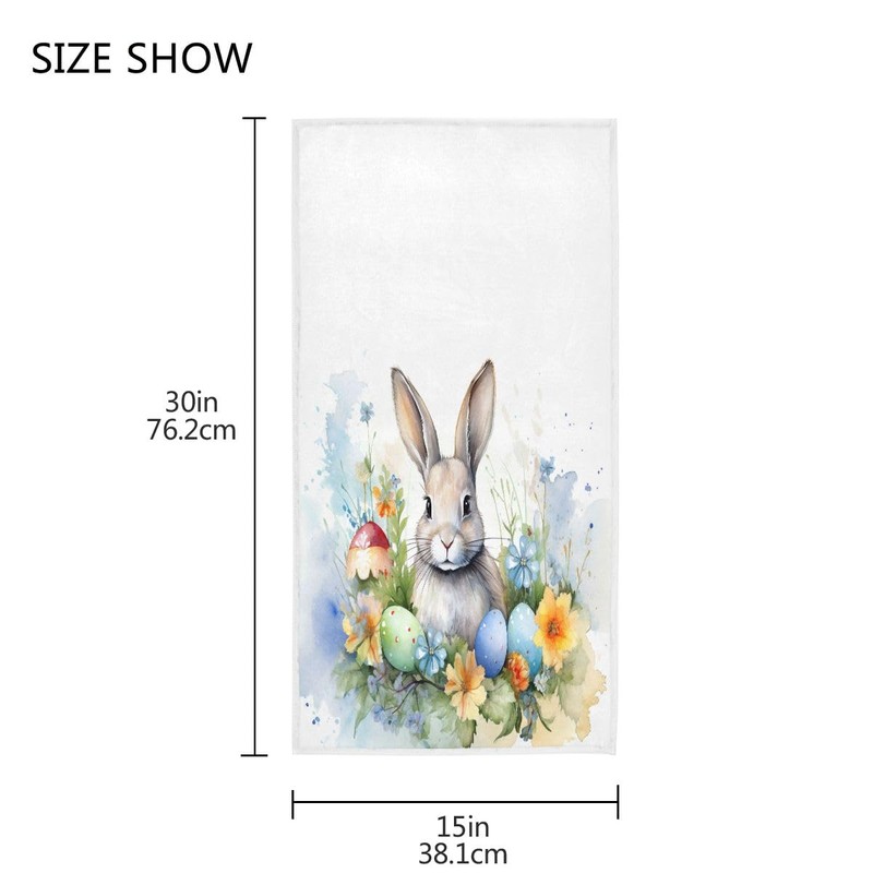 SUABO Easter Oil Hand Towels Home Decor Ultra Soft Face