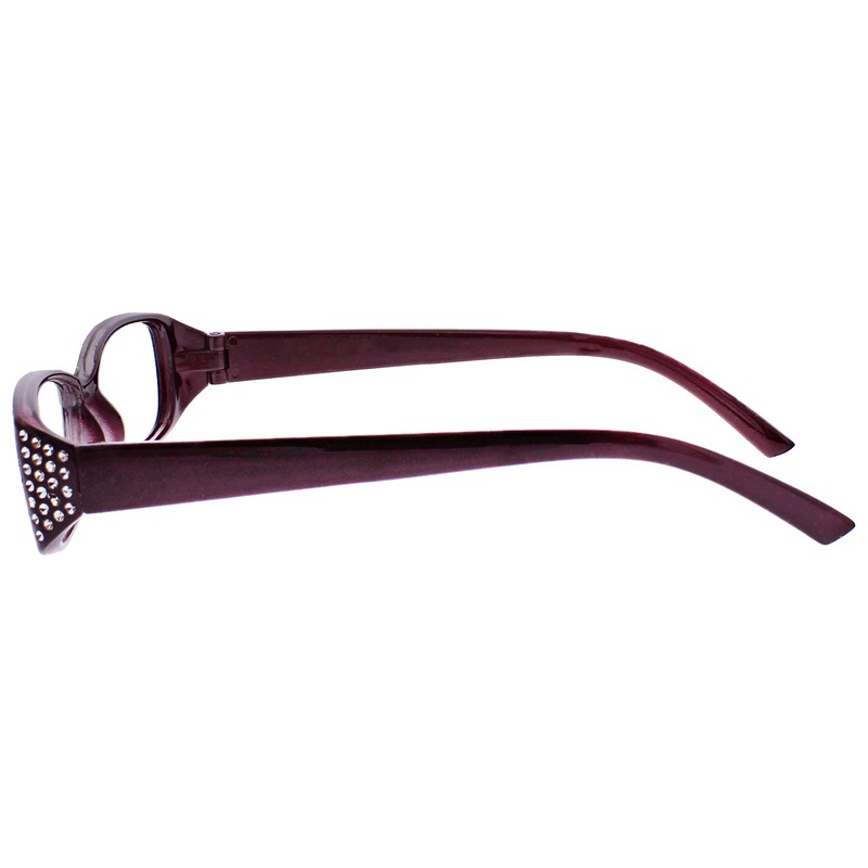 Schwarz Lila Diamonte Stil Kurzsichtig Fernbrille Für Kurzsichtigkeit Designer Stil