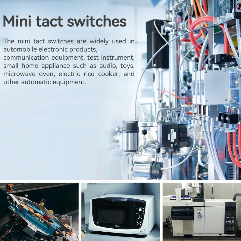 JANDECCN 10Pcs Lead Limit Switch Long Straight Hinge Lever, SPDT