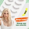 Lashes Natural False Eyelashes Soft Wispy Lashes Faux Mink 11mm