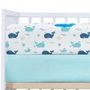 Little Grape Land Waterproof Crib Sheets for Boys 2 Pack,