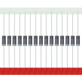 AUKENIEN 1N5349B 1N5349 5W 12V Power Zener Diode 5 Watt 12 Volt T-18 (CASE17-02) Axial Diodes (Pack of 20)