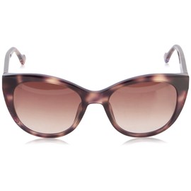 Yalea Women's Sunglasses, Shiny Brown/Beige Havana