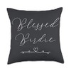 Blessed Birdie Throw Pillow