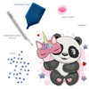 Diamond Dotz Diamond Painting Panda with Mask