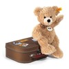 Steiff Fynn In Suitcase Tan, 11 inches