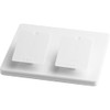 Lutron Caseta Smart Lighting Dual Pedestal for Pico Remotes, L-PED2-WH,