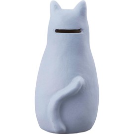 Sunart SAN4020-3 Cute Miscellaneous Goods Cat Money Box Miscellaneous Goods Cat Gray Cat Goods Interior Gift