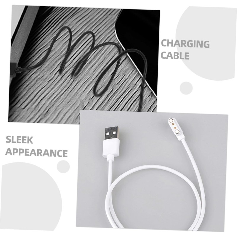 DOITOOL 2pcs Magnetic Smartwatch Charging Cable Pin for Smartwatches Material