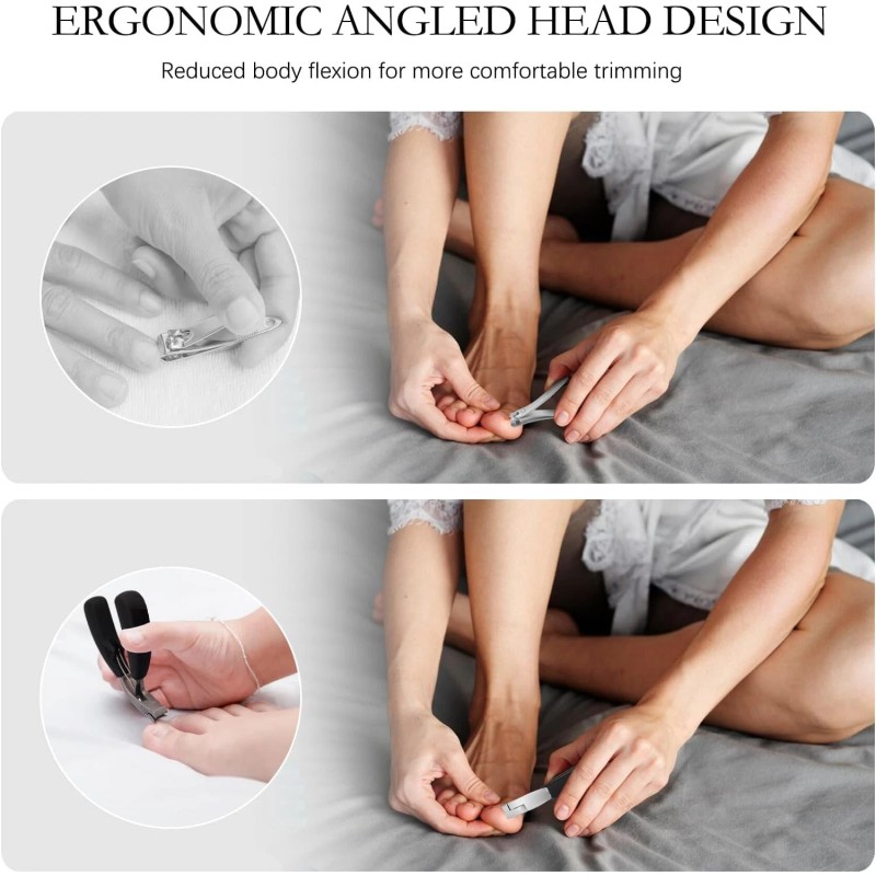 Unbranded Shared Family Stainless Steel Nail Clippers: Kitchen, Bathroom, Travel