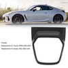 Car Gear Box Cover Trim Carbon Fiber Console Shifter Panel