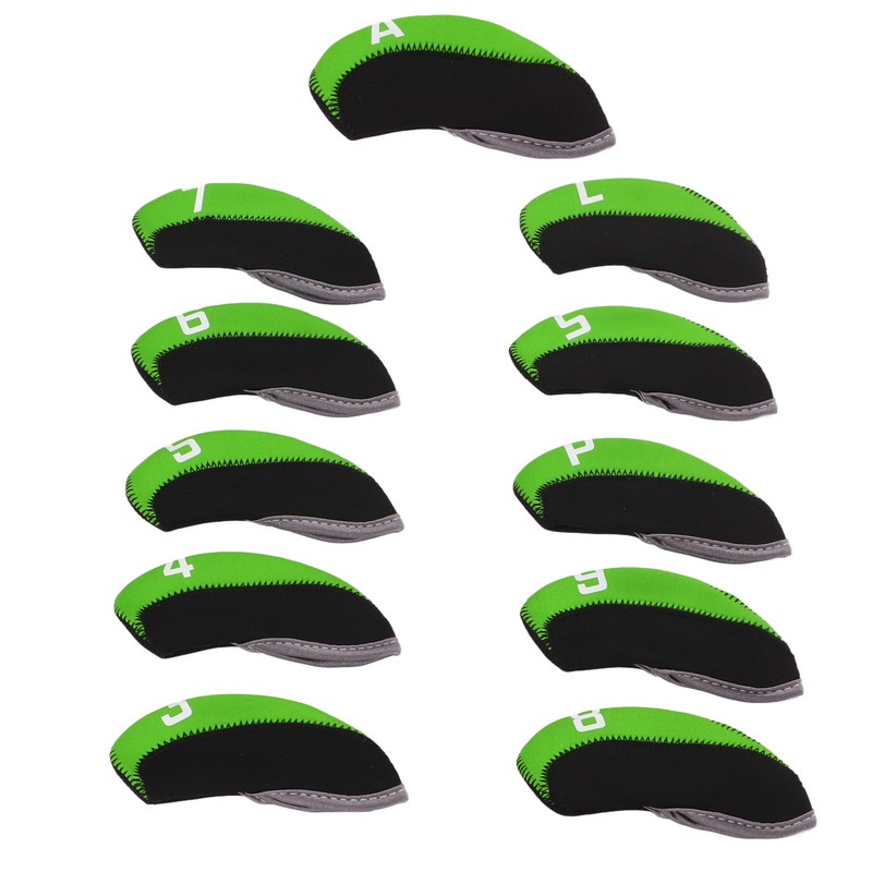 11Pcs/Set Number Golf Iron Headcover Neoprene Golf Club Iron Head
