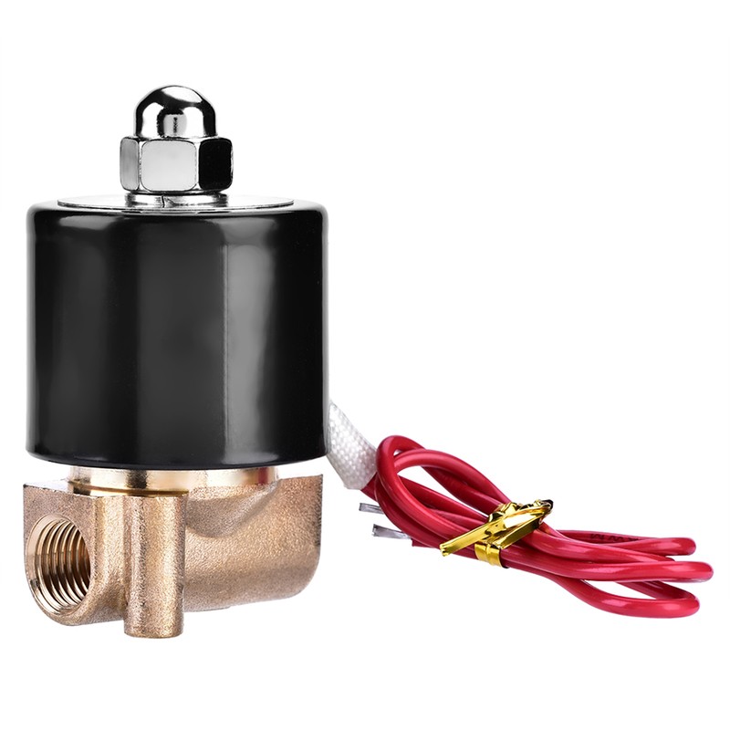 2W025-08 G1/4" AC N/C Normally Closed Brass Electric Solenoid Valve