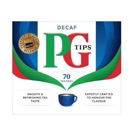 PG Tips The Tasty Decaf Tea Bags, Non-Pyramid (Pack of 6)