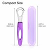 Stainless Steel Tongue Scraper with Travel Case – Reusable Tongue