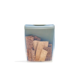 W&P Porter Silicone Reusable Storage Bag, Sandwich (50oz Stand-Up), Sage, Food Storage Container, Microwave and Dishwasher Safe, Easy Cleaning