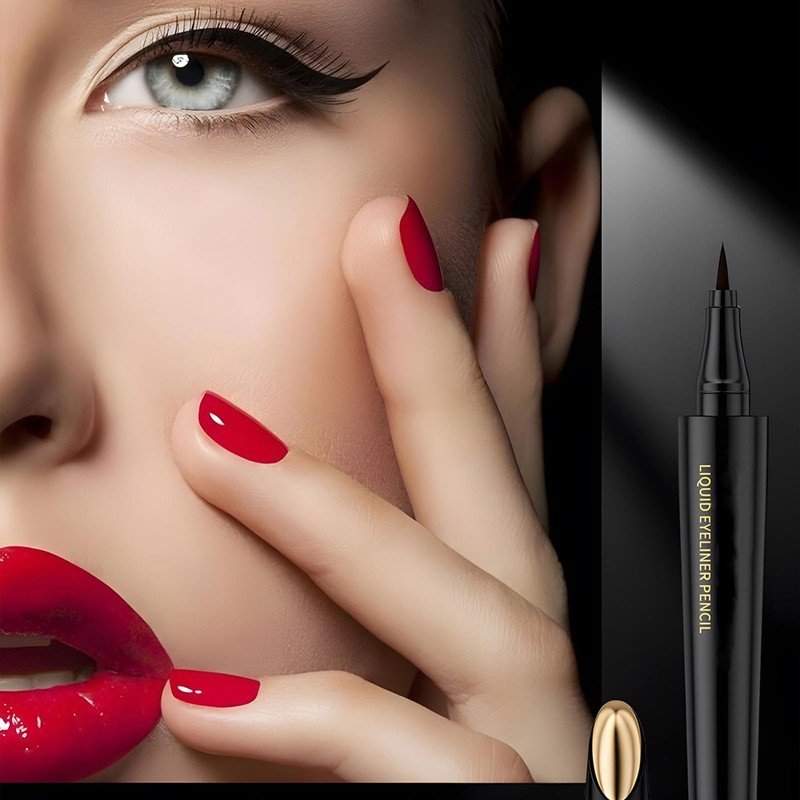 Eyeliner Black，Eyeliner pencil for Women，Waterproof ， Long-Stay ，Super-Soft for Smooth