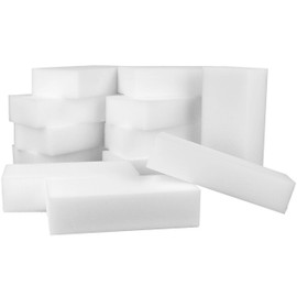 com-four® 12 x miracle sponge for household and garden, dirt eraser for cleaning stains, cleaning sponge (012 pieces - 12.5 x 6.5 x 3 cm)