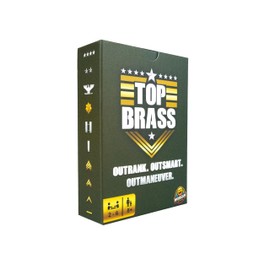 Worgan Games Top Brass - Strategy Card Game | Fun for Family & Friends | 2-6 Players, Ages 8+ | Fast & Competitive Gameplay