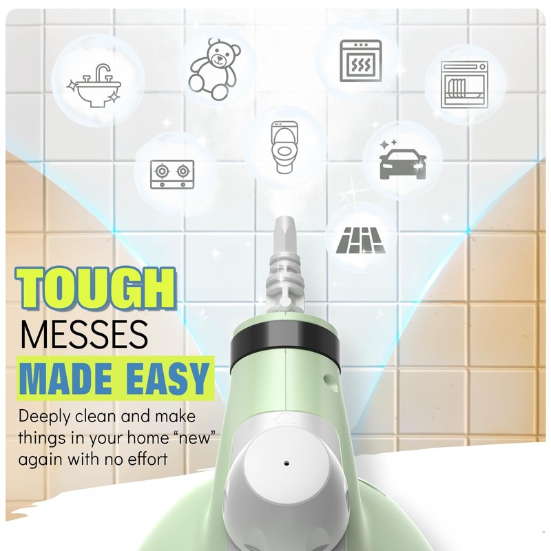 Steam Cleaner, Powerful Pressurized Handheld Steam Cleaner for Home with