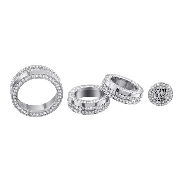 LECART Push Start Button Cover & Climate Control Knobs Volume