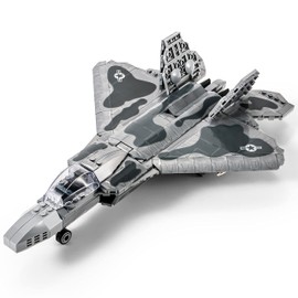 SEMKY Military Series F-22 Raptor Fighter Jet Air Force Building Block Set (626 Pieces) -Building and Military Toys Gifts for Kid and Adult