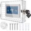 Upifen Clear Thermostat Lock Box with Key - Thermostat Cover