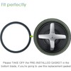 Pack of 6 Replacement Parts Gaskets with Lip Compatible with