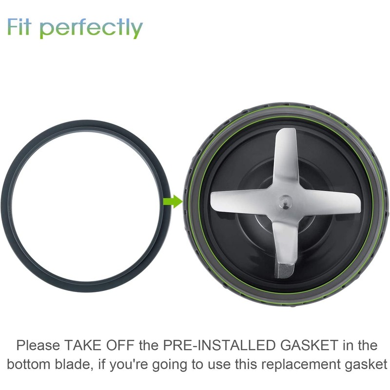Pack of 6 Replacement Parts Gaskets with Lip Compatible with
