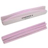 6pc Mixed Shape and Grit Nail Files Double Side Half